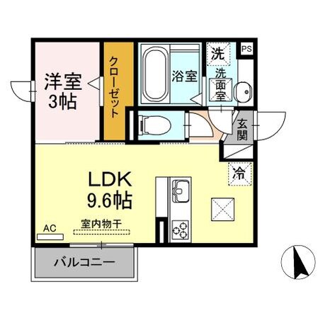 グランセジュール御幸の物件間取画像